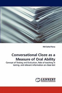 portada conversational cloze as a measure of oral ability (en Inglés)