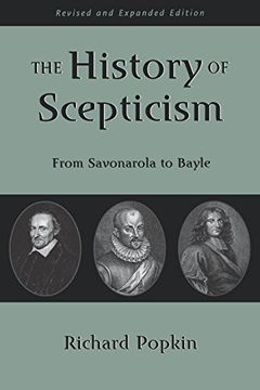 portada The History of Scepticism: From Savonarola to Bayle (en Inglés)