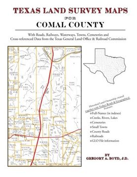 portada Texas Land Survey Maps for Comal County (en Inglés)