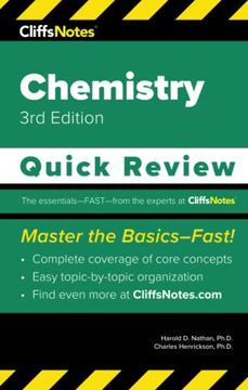 portada CliffsNotes Chemistry: Quick Review (en Inglés)