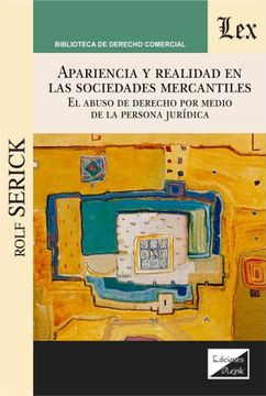 portada Apariencia y Realidad en las Sociedades Mercantiles (in Spanish)