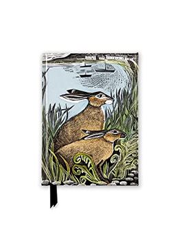 portada Angela Harding: Rathlin Hares (Foiled Pocket Journal) (Flame Tree Pocket Notebooks) (en Inglés)