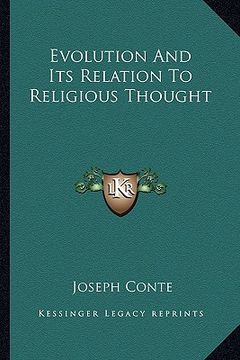 portada evolution and its relation to religious thought (en Inglés)