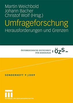 portada Umfrageforschung: Herausforderungen und Grenzen (in German)