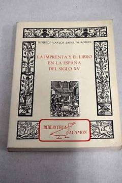 portada Imprenta y el Libro en la Españadel Siglo xv