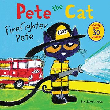 portada Pete the Cat: Firefighter Pete (en Inglés)