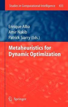 portada metaheuristics for dynamic optimization