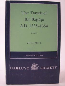 portada The Travels of ibn Battuta. A. D. 1325-1354. Index. Volume v. (Hakluyt Society, Second Series, 190) (en Inglés)