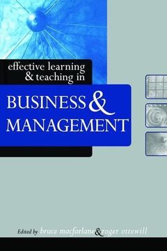 portada Effective Learning and Teaching in Business and Management (in English)