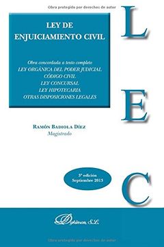portada Ley de Enjuiciamiento Civil (in Spanish)