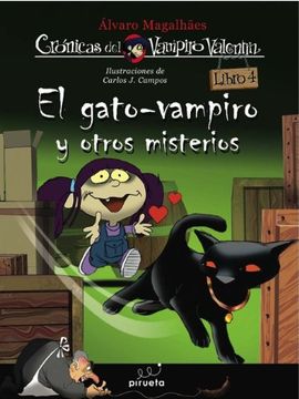portada Vampiro Valentin 4. El Gato Vampiro y Otros Misterios (Cronicas del Vampiro Valentin