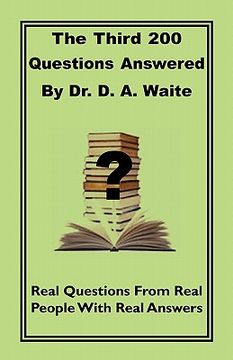 portada the third 200 questions answered by dr. d. a. waite (en Inglés)