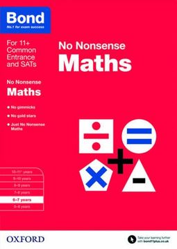 portada Bond: Maths: No Nonsense: 6-7 years