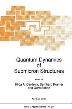 portada Quantum Dynamics of Submicron Structures (en Inglés)