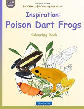 portada BROCKHAUSEN Colouring Book Vol. 5 - Inspiration: Poison Dart Frogs: Colouring Book: Volume 5