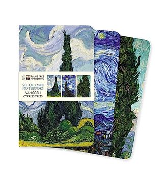portada Vincent van Gogh: Cypresses set of 3 Mini Notebooks (Mini Notebook Collections) (en Inglés)