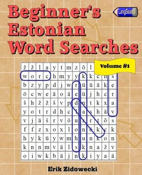 portada Beginner's Estonian Word Searches - Volume 1 (en estonian)