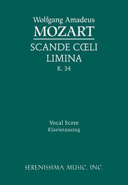 portada Scande coeli limina, K.34: Vocal score (en Latin)