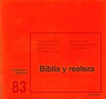portada Biblia y realeza: Cuaderno Bíblico 83 (Cuadernos Bíblicos) (in Spanish)