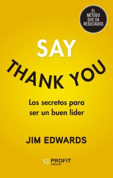 portada SAY THANK YOU (in Spanish)