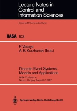 portada discrete event systems: models and applications: iiasa conference sopron, hungary, august 3 - 7, 1987