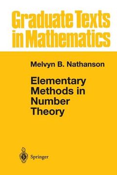 portada Elementary Methods in Number Theory (en Inglés)