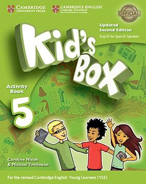 portada Kid's Box Level 5 Activity Book with CD ROM and My Home Booklet Updated English for Spanish Speakers [With CDROM] (in English)