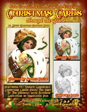 portada New Creations Coloring Book Series: Christmas Cards Through The Years (in English)
