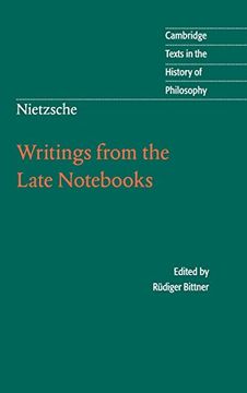 portada Nietzsche: Writings From the Late Nots Hardback (Cambridge Texts in the History of Philosophy) 