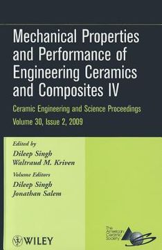 portada mechanical properties and performance of engineering ceramics and composites iv, volume 30, issue 2