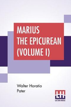 portada Marius The Epicurean (Volume I) (en Inglés)
