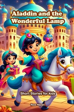 portada Aladdin and the Wonderful Lamp: Short Stories for Kids (en Inglés)