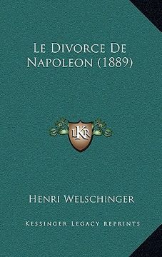 portada Le Divorce De Napoleon (1889) (in French)