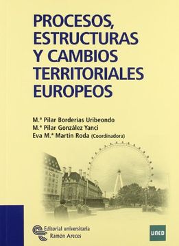 portada Procesos, Estructuras y Cambios Territoriales Europeos (Manuales)