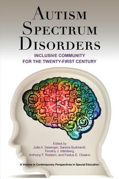 portada autism spectrum disorders: inclusive community for the twenty-first century (in English)
