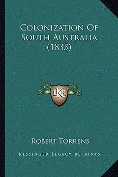 portada colonization of south australia (1835)