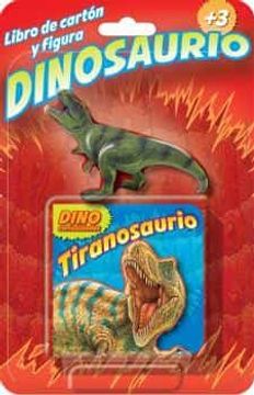 portada Tiranosaurio Libro de Carton y Figura Dinosaurio (in Spanish)
