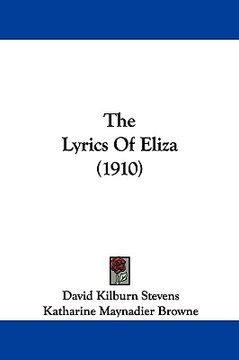 portada the lyrics of eliza (1910)