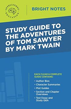 portada Study Guide to the Adventures of tom Sawyer by Mark Twain (Bright Notes) (in English)