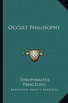 portada occult philosophy (in English)