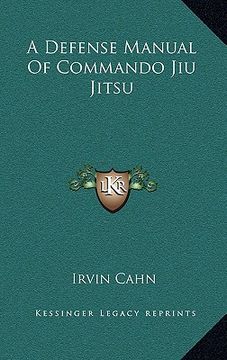 portada a defense manual of commando jiu jitsu (in English)