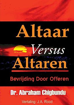 portada Altaar Versus Altaar (en Holandés)