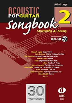 portada Acoustic pop Guitar Songbook 2 Incl. Cd Strumming & Picking