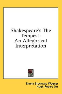 portada shakespeare's the tempest: an allegorical interpretation (en Inglés)