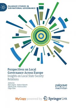 portada Perspectives on Local Governance Across Europe (en Inglés)