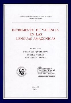 portada Incremento de Valencia en las Lenguas Amazónicas