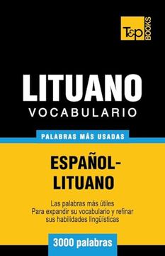 portada Vocabulario Español-Lituano - 3000 Palabras más Usadas