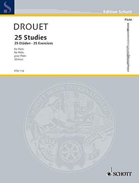 portada Etudes25 Flute Traversiere for Flute fr Flte Pour Flute (in German)