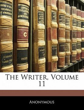 portada the writer, volume 11 (en Inglés)