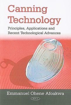 portada canning technology: principles, applications and recent technological advances (en Inglés)